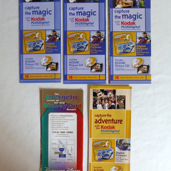 NEW 2005 DISNEYLAND 50TH ANNIVERSARY ADULT MOUSE EARS MAGNET BROCHURE LOT - Picture 11 of 13